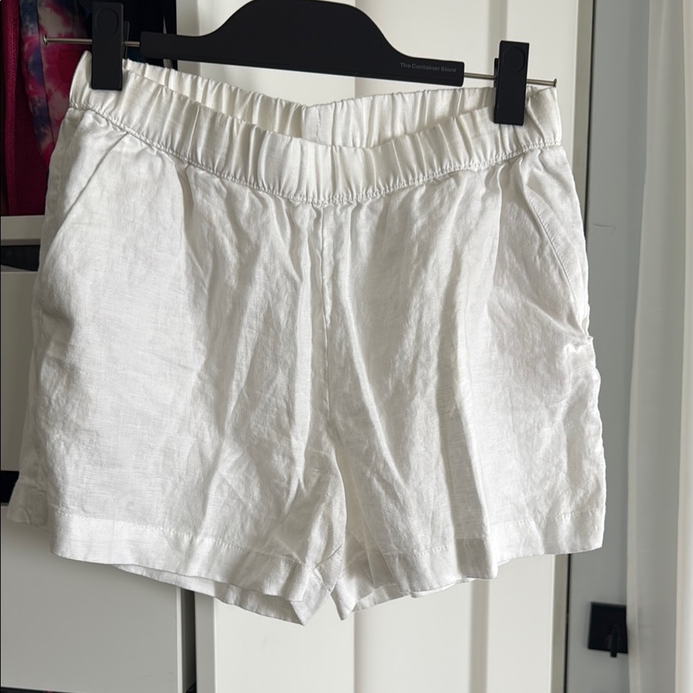 White Women's Shorts linen